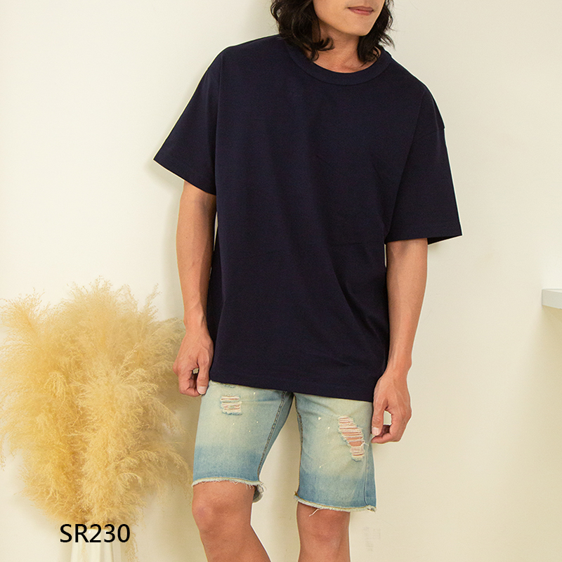 SR230 頂級重磅寬版落肩涼感抗菌T恤款式 10